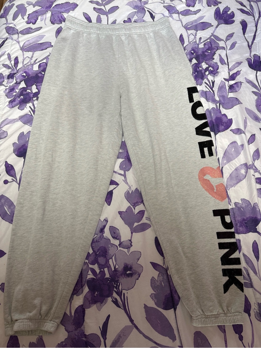 PINK Victoria's Secret Light Gray  Sweatpants
